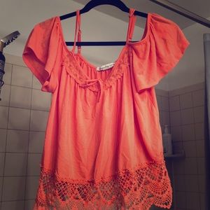 American Rag: Coral colored blouse